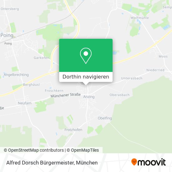 Alfred Dorsch Bürgermeister Karte