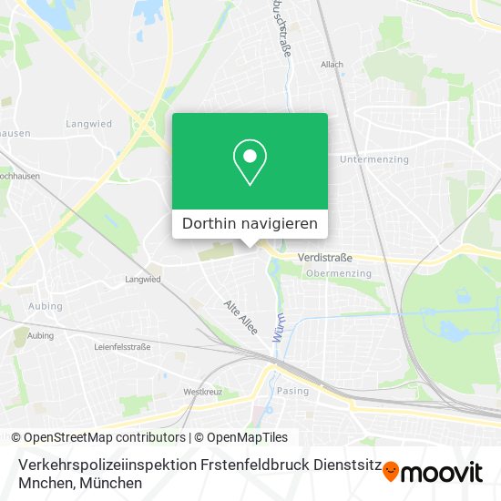 Verkehrspolizeiinspektion Frstenfeldbruck Dienstsitz Mnchen Karte