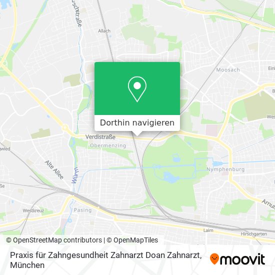 Praxis für Zahngesundheit Zahnarzt Doan Zahnarzt Karte