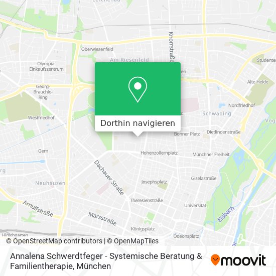 Annalena Schwerdtfeger - Systemische Beratung & Familientherapie Karte
