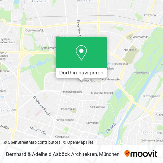 Bernhard & Adelheid Asböck Architekten Karte