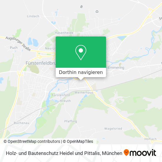 Holz- und Bautenschutz Heidel und Pittalis Karte