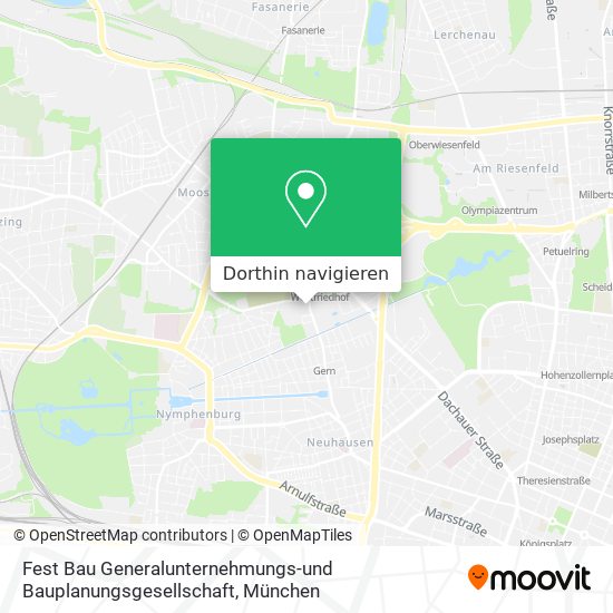 Fest Bau Generalunternehmungs-und Bauplanungsgesellschaft Karte
