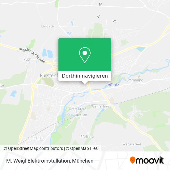 M. Weigl Elektroinstallation Karte