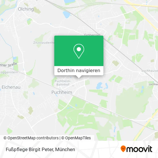 Fußpflege Birgit Peter Karte