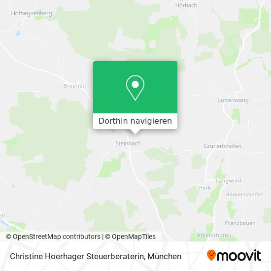 Christine Hoerhager Steuerberaterin Karte