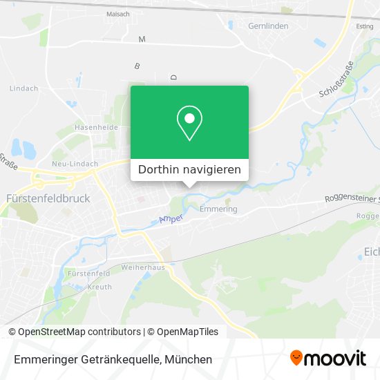 Emmeringer Getränkequelle Karte