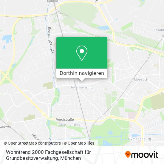 Wohntrend 2000 Fachgesellschaft für Grundbesitzverwaltung Karte