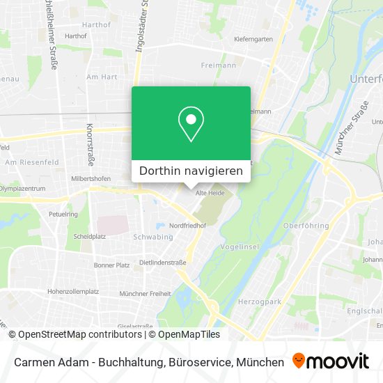 Carmen Adam - Buchhaltung, Büroservice Karte