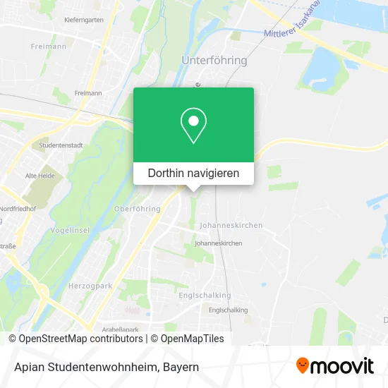 Apian Studentenwohnheim Karte