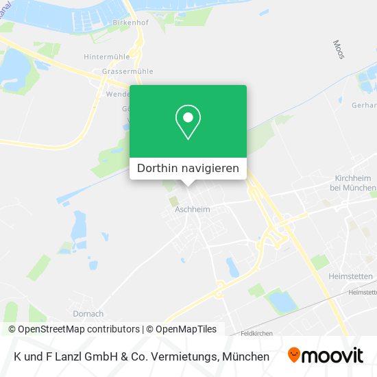 K und F Lanzl GmbH & Co. Vermietungs Karte