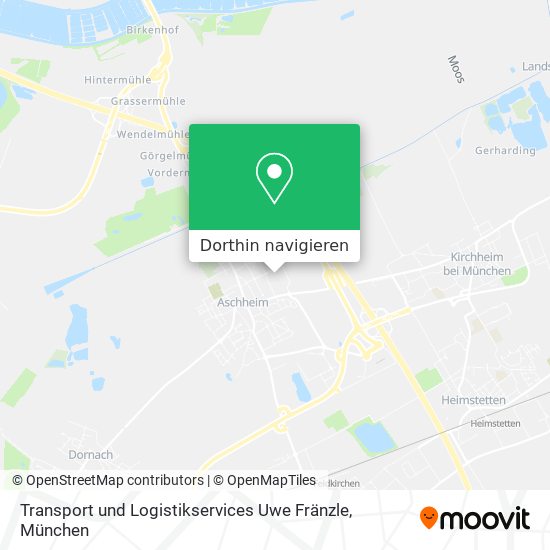 Transport und Logistikservices Uwe Fränzle Karte