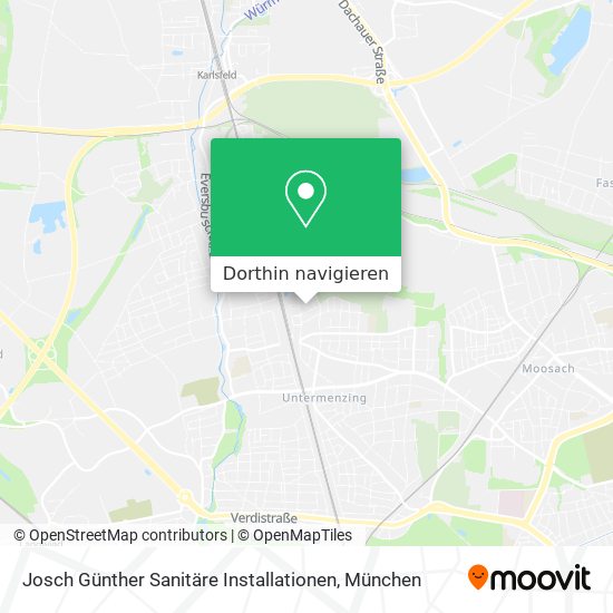 Josch Günther Sanitäre Installationen Karte