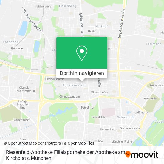 Riesenfeld-Apotheke Filialapotheke der Apotheke am Kirchplatz Karte