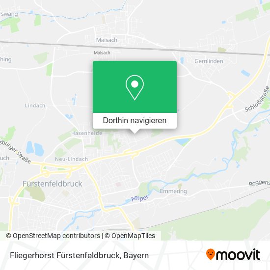 Fliegerhorst Fürstenfeldbruck Karte