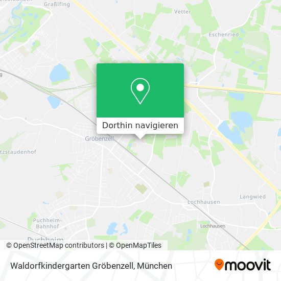 Waldorfkindergarten Gröbenzell Karte