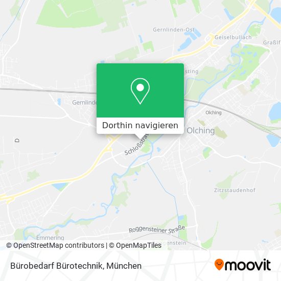 Bürobedarf Bürotechnik Karte