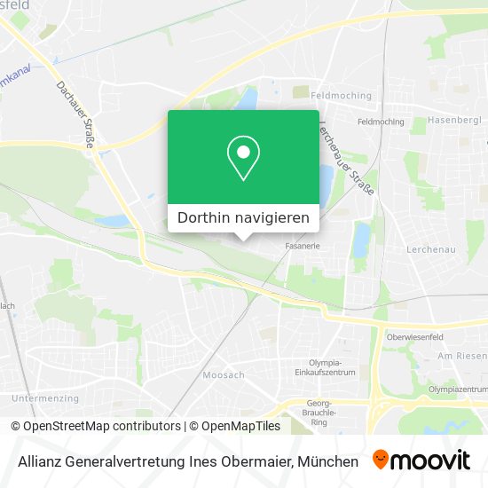 Allianz Generalvertretung Ines Obermaier Karte