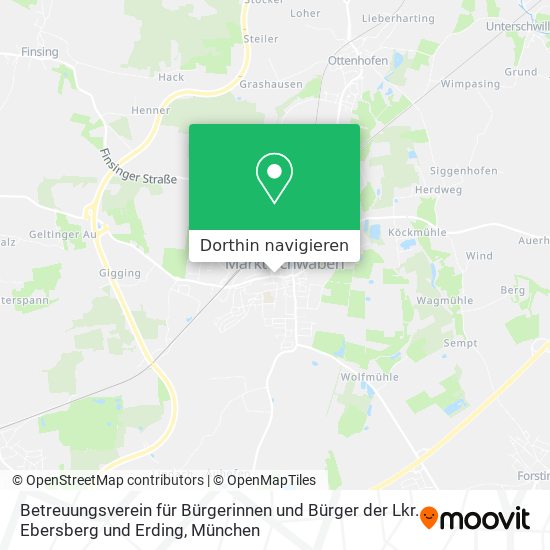 Betreuungsverein für Bürgerinnen und Bürger der Lkr. Ebersberg und Erding Karte