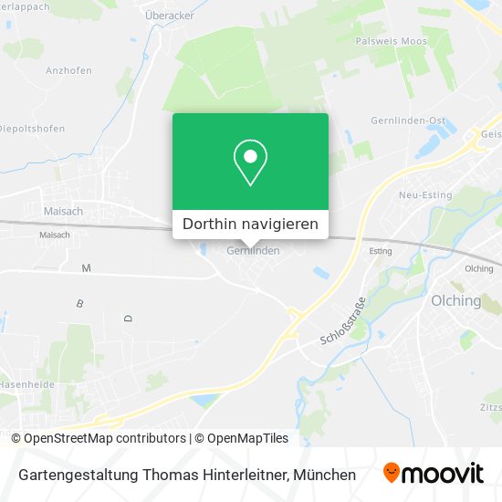 Gartengestaltung Thomas Hinterleitner Karte