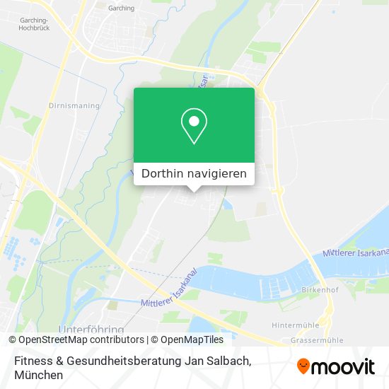 Fitness & Gesundheitsberatung Jan Salbach Karte