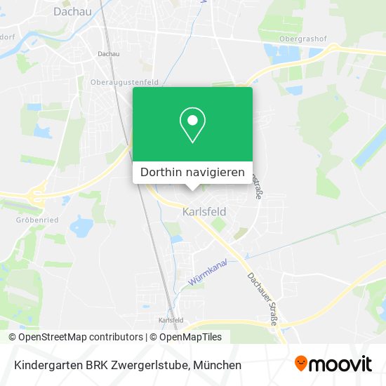 Kindergarten BRK Zwergerlstube Karte