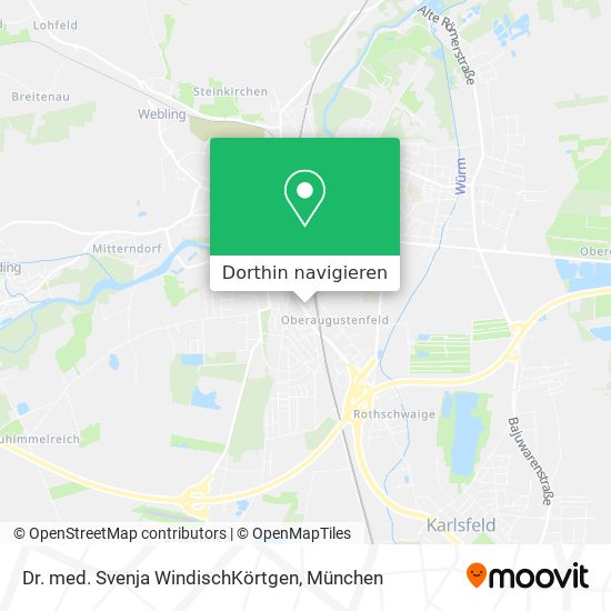 Dr. med. Svenja WindischKörtgen Karte