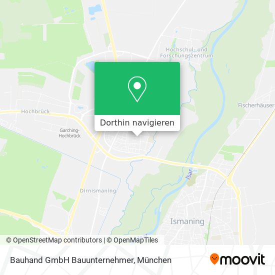 Bauhand GmbH Bauunternehmer Karte
