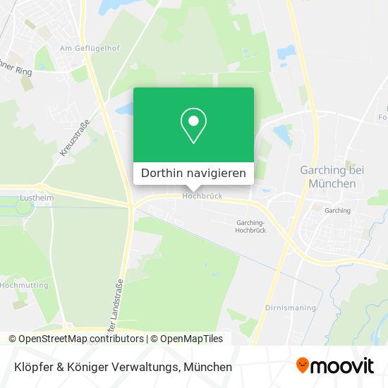 Klöpfer & Königer Verwaltungs Karte