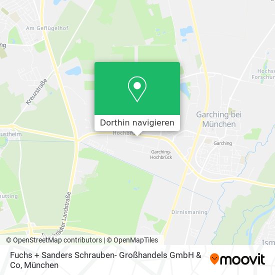 Fuchs + Sanders Schrauben- Großhandels GmbH & Co Karte