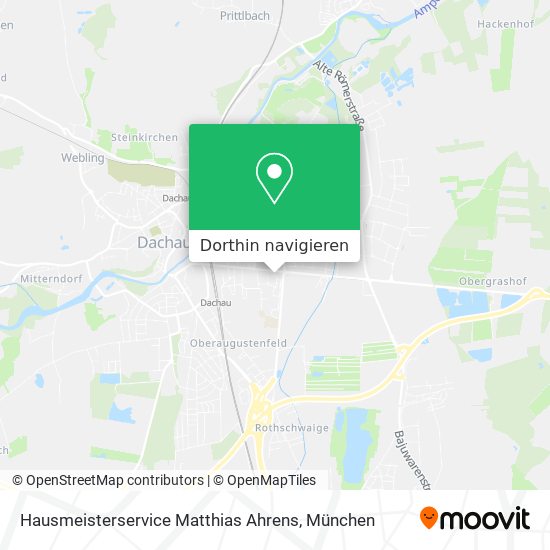 Hausmeisterservice Matthias Ahrens Karte