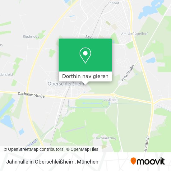 Jahnhalle in Oberschleißheim Karte