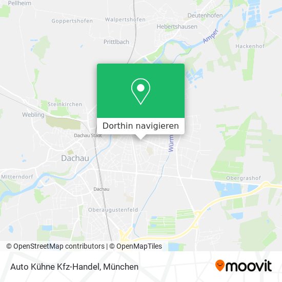 Auto Kühne Kfz-Handel Karte