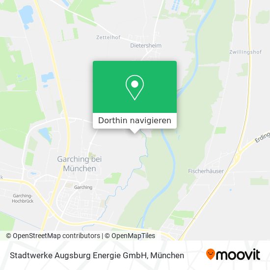 Stadtwerke Augsburg Energie GmbH Karte