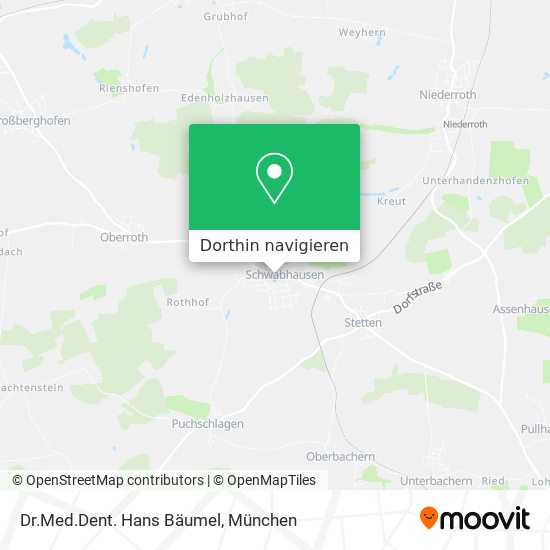 Dr.Med.Dent. Hans Bäumel Karte