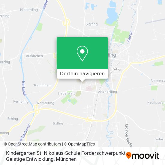 Kindergarten St. Nikolaus-Schule Förderschwerpunkt Geistige Entwicklung Karte