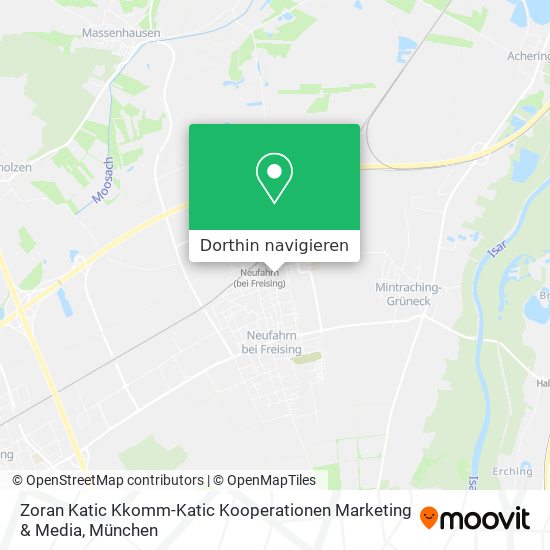 Zoran Katic Kkomm-Katic Kooperationen Marketing & Media Karte