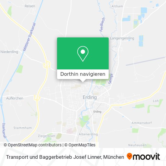 Transport und Baggerbetrieb Josef Linner Karte