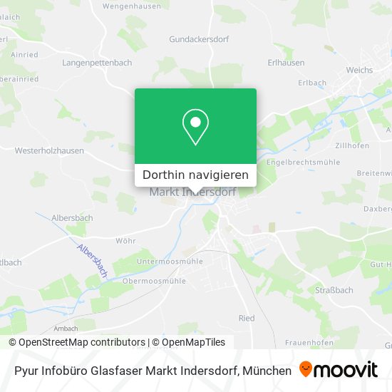 Pyur Infobüro Glasfaser Markt Indersdorf Karte