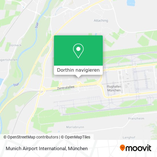 Munich Airport International Karte