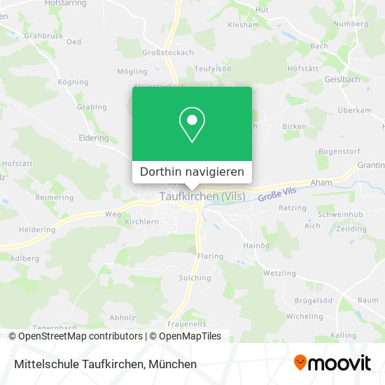 Mittelschule Taufkirchen Karte