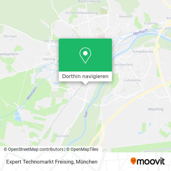 Expert Technomarkt Freising Karte