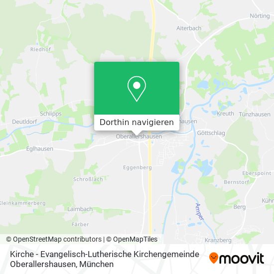 Kirche - Evangelisch-Lutherische Kirchengemeinde Oberallershausen Karte