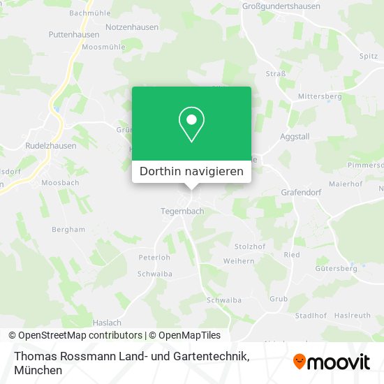 Thomas Rossmann Land- und Gartentechnik Karte