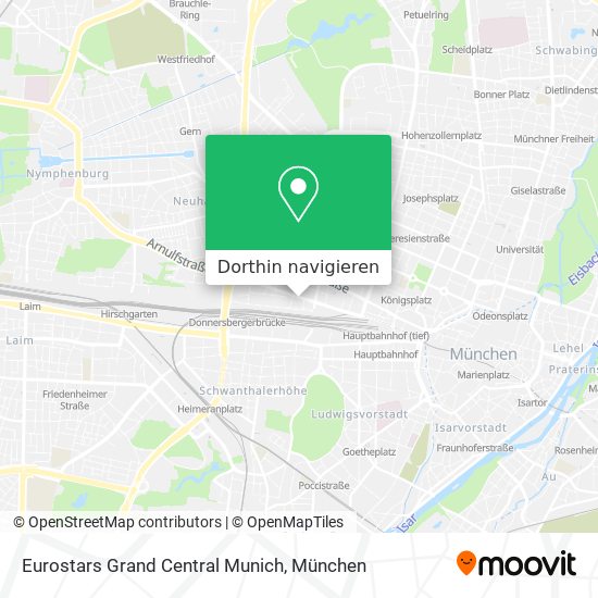 Eurostars Grand Central Munich Karte