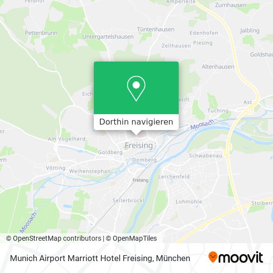 Munich Airport Marriott Hotel Freising Karte