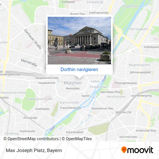 Max Joseph Platz Karte