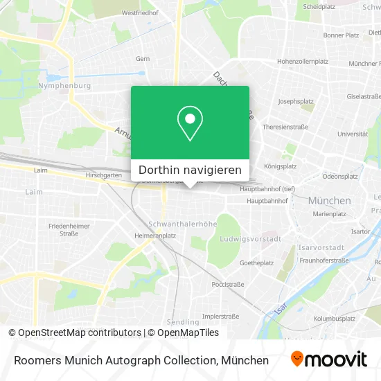 Roomers Munich Autograph Collection Karte