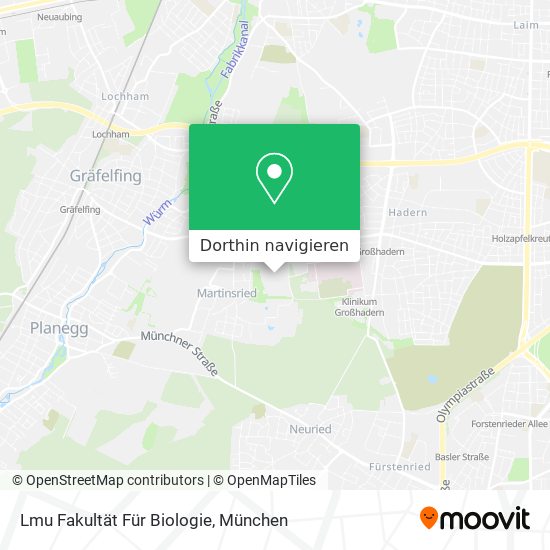 Lmu Fakultät Für Biologie Karte
