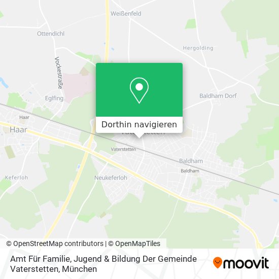 Amt Für Familie, Jugend & Bildung Der Gemeinde Vaterstetten Karte